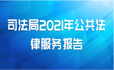 司法局2021年公共法律服务报告