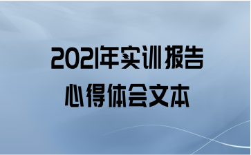 2021ʵѵĵı