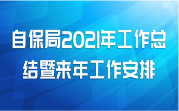 自保局2021年工作总结暨来年工作安排