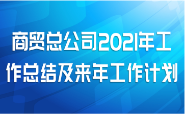 商贸总公司2021年工作总结及来年工作计划