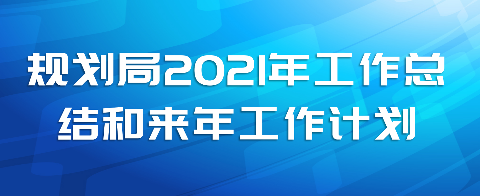 规划局2021年工作总结和来年工作计划