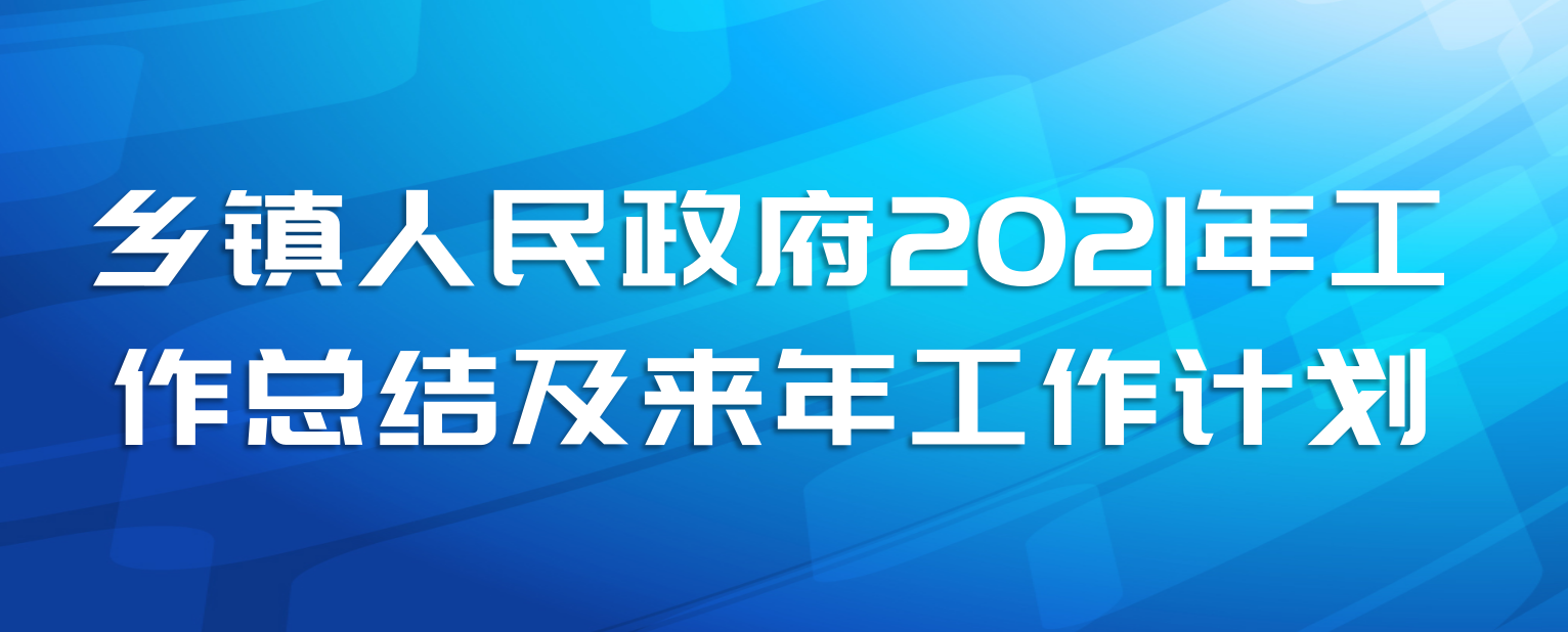 乡镇人民政府2021年工作总结及来年工作计划