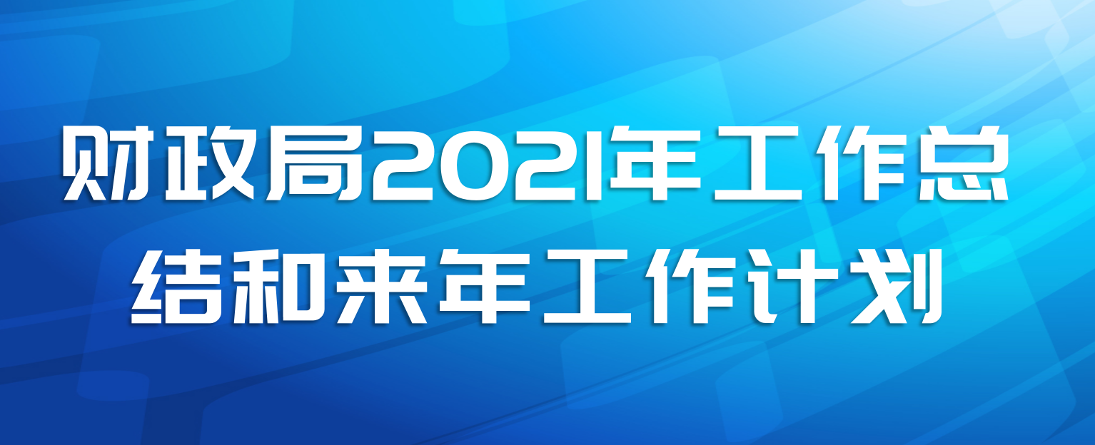 财政局2021年工作总结和来年工作计划