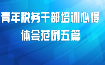 青年税务干部培训心得体会范例五篇