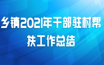 乡镇2021年干部驻村帮扶工作总结