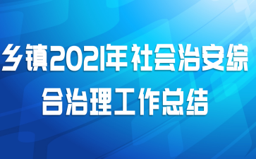乡镇2021年社会治安综合治理工作总结