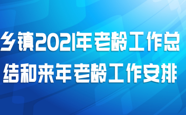 乡镇2021年老龄工作总结和来年老龄工作安排
